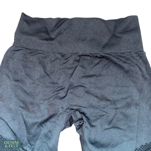 Halara Dark Green Tie Dye Scrunch Butt Seamless High Waist Workout Leggings Med - Picture 3 of 6